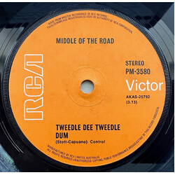 Middle Of The Road Tweedle Dee Tweedle Dum USED VINYL 7INCH 45 RPM SINGLE