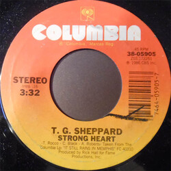 T.G. Sheppard Strong Heart USED VINYL 7INCH 45 RPM SINGLE STEREO