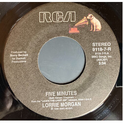 Lorrie Morgan Five Minutes Vinyl 7" USED