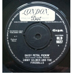 Jimmy Gilmer / The Fireballs Daisy Petal Pickin' USED VINYL 7INCH 45 RPM SINGLE