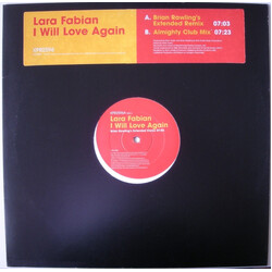 Lara Fabian I Will Love Again USED VINYL 12INCH 45 RPM PROMO