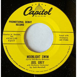 Joel Grey Moonlight Swim / Everytime I Ask My Heart USED VINYL 7INCH 45 RPM SINGLE PROMO
