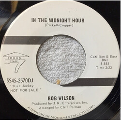 Bob Wilson In The Midnight Hour USED VINYL 7INCH 45 RPM SINGLE PROMO