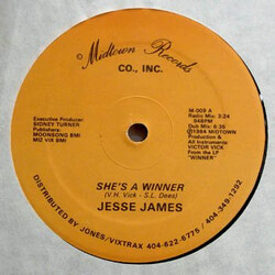 Jesse James (2) She's A Winner USED VINYL 12INCH SINGLE