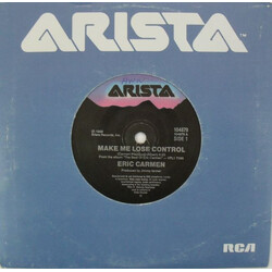 Eric Carmen Make Me Lose Control USED VINYL 45 RPM 7INCH SINGLE