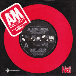 Janet Jackson Let's Wait Awhile USED VINYL 7INCH