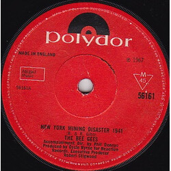 Bee Gees New York Mining Disaster 1941 USED VINYL 7INCH 45 RPM SINGLE