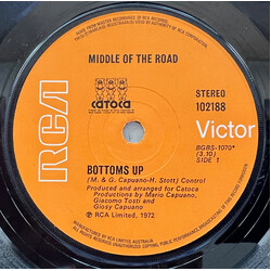 Middle Of The Road Bottoms Up USED VINYL 7INCH 45 RPM SINGLE