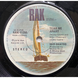 Suzi Quatro Tear Me Apart USED VINYL 7INCH 45 RPM