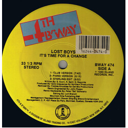 Lost Boys It's Time For A Change VINYL 12" USED