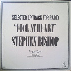 Stephen Bishop A Fool At Heart USED VINYL 12INCH 33 S RPM PROMO