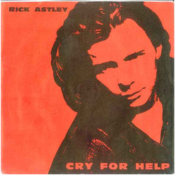 Rick Astley Cry For Help Vinyl 7" USED