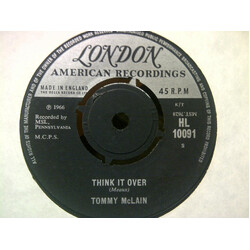 Tommy McLain Think It Over USED VINYL 7INCH 45 RPM