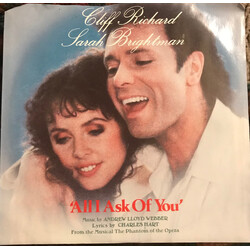 Cliff Richard / Sarah Brightman All I Ask Of You USED VINYL 7INCH 45 RPM PROMO