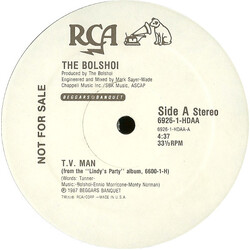 The Bolshoi T.V. Man USED VINYL 12INCH 33 S RPM PROMO