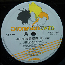 Thompson Twins Love Lies Fierce / Frozen In Time USED VINYL 12INCH 45 RPM PROMO