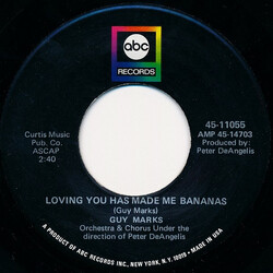 Guy Marks Loving You Has Made Me Bananas / Forgive Me My Love USED VINYL 7INCH 45 RPM SINGLE