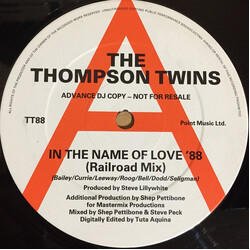 Thompson Twins In The Name Of Love '88 VINYL 12" USED