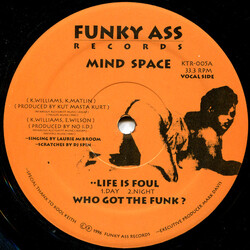 Mind Space Life Is Foul / Who Got The Funk? USED VINYL 12INCH