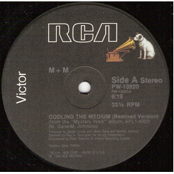 M + M Cooling The Medium / Come Out And Dance USED VINYL 12INCH 33 S RPM