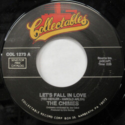 The Chimes (2) Let's Fall In Love / Dream Girl USED VINYL 7INCH 45 RPM REISSUE