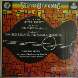 Antonio Vivaldi / Johann Sebastian Bach / Manuel Palau / Narciso Yepes / Orquesta Nacional De España / Odón Alonso Guitar Concerto / Chaconne (For Gui