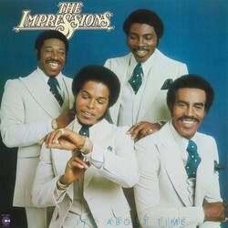 The Impressions It's About Time Vinyl LP USED