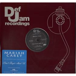 Mariah Carey Don't Forget About Us USED VINYL 12INCH 33 S RPM PROMO
