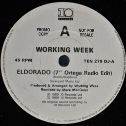 Working Week Eldorado Vinyl 7" USED