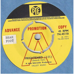 Barefoot (11) Frightened USED VINYL 7INCH 45 RPM PROMO