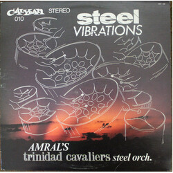 Amral's Trinidad Cavaliers Steel Vibrations Vinyl LP USED