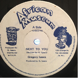 Gregory Isaacs Next To You / A Few Words USED VINYL 12INCH 45 RPM