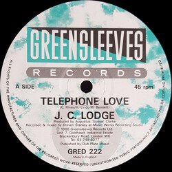 JC Lodge Telephone Love / Engaged USED VINYL 12INCH 45 RPM