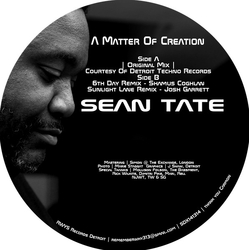 Sean Tate A Matter Of Creation Vinyl 12" USED