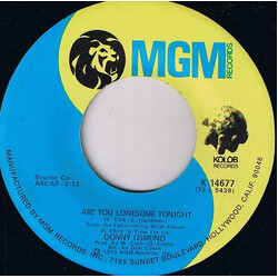 Donny Osmond Are You Lonesome Tonight / When I Fall In Love USED VINYL 7INCH SINGLE