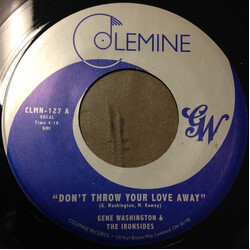 Gene Washington (2) / The Ironsides Don't Throw Your Love Away USED VINYL 7INCH 45 RPM REPRESS