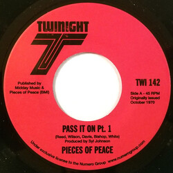 Pieces Of Peace Pass It On USED VINYL 7INCH 45 RPM REISSUE