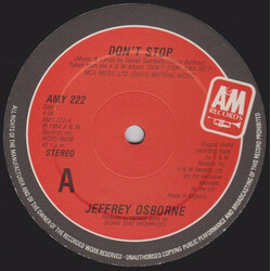 Jeffrey Osborne Don't Stop Vinyl 12" USED
