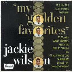 Jackie Wilson My Golden Favorites Vinyl LP USED