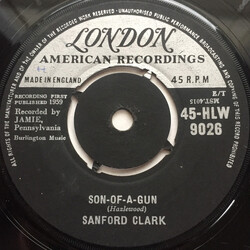 Sanford Clark Son-Of-A-Gun USED VINYL 7INCH 45 RPM SINGLE