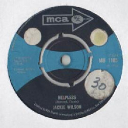 Jackie Wilson Helpless USED VINYL 7INCH SINGLE