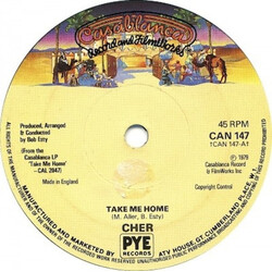 Cher Take Me Home USED VINYL 7INCH 45 RPM SINGLE