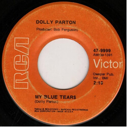 Dolly Parton My Blue Tears / The Mystery Of The Mystery USED VINYL 7INCH 45 RPM SINGLE
