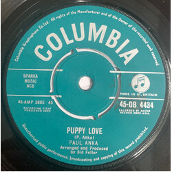 Paul Anka Puppy Love / Adam And Eve USED VINYL 7INCH 45 RPM SINGLE REISSUE