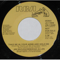 Jim Reeves / Deborah Allen Take Me In Your Arms And Hold Me USED VINYL 7INCH PROMO STEREO MONO