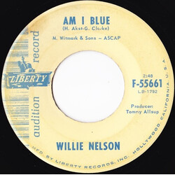 Willie Nelson Am I Blue USED VINYL 7INCH 45 RPM PROMO
