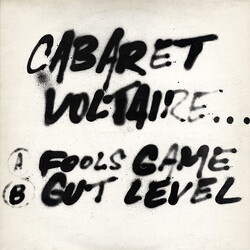 Cabaret Voltaire Fools Game / Gut Level USED VINYL 12INCH 45 RPM