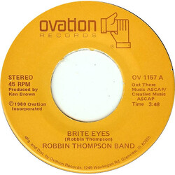 The Robbin Thompson Band Brite Eyes USED VINYL 7INCH 45 RPM