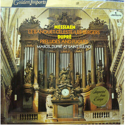 Marcel Dupré / Olivier Messiaen Messiaen - Le Banquet Céleste / Les Bergers; Dupré - Preludes and Fugues Vinyl LP USED