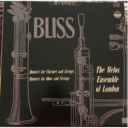 Arthur Bliss / Melos Ensemble Of London Quintet For Clarinet And Strings / Quintet For Oboe And Strings Vinyl LP USED